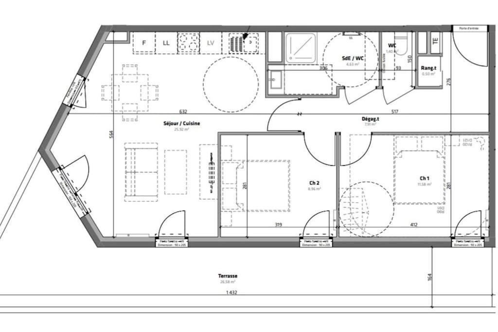 Apartament Blue Note -4 Etoiles-Terrasse Vue-2 Parking Balaruc-les-Bains Zewnętrze zdjęcie